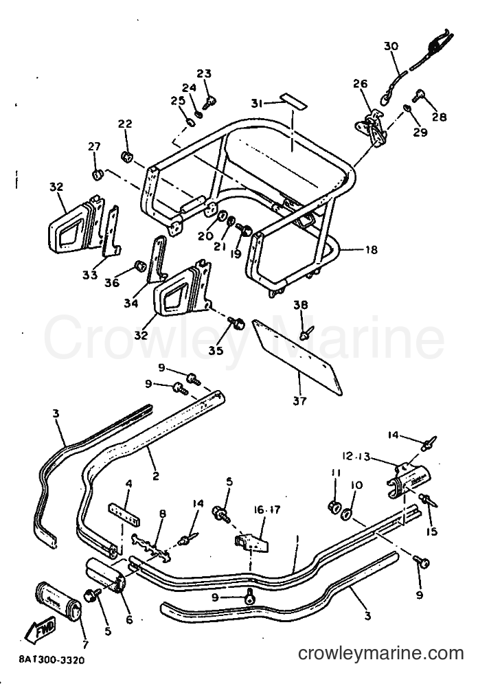 Yamaha Motors VK540E (8AT2) [010] - BUMPER