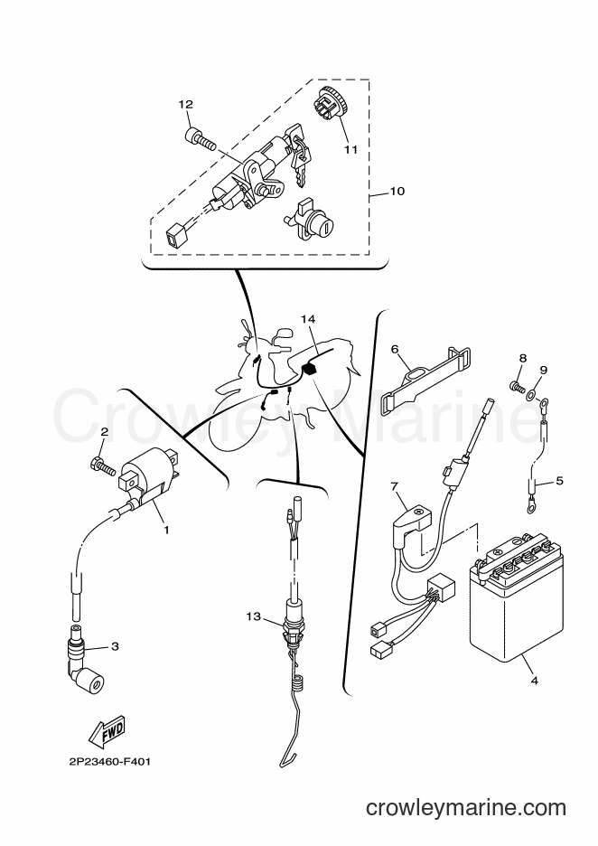 Yamaha Motors T110SE (2P23) [010] - ELECTRICAL 1