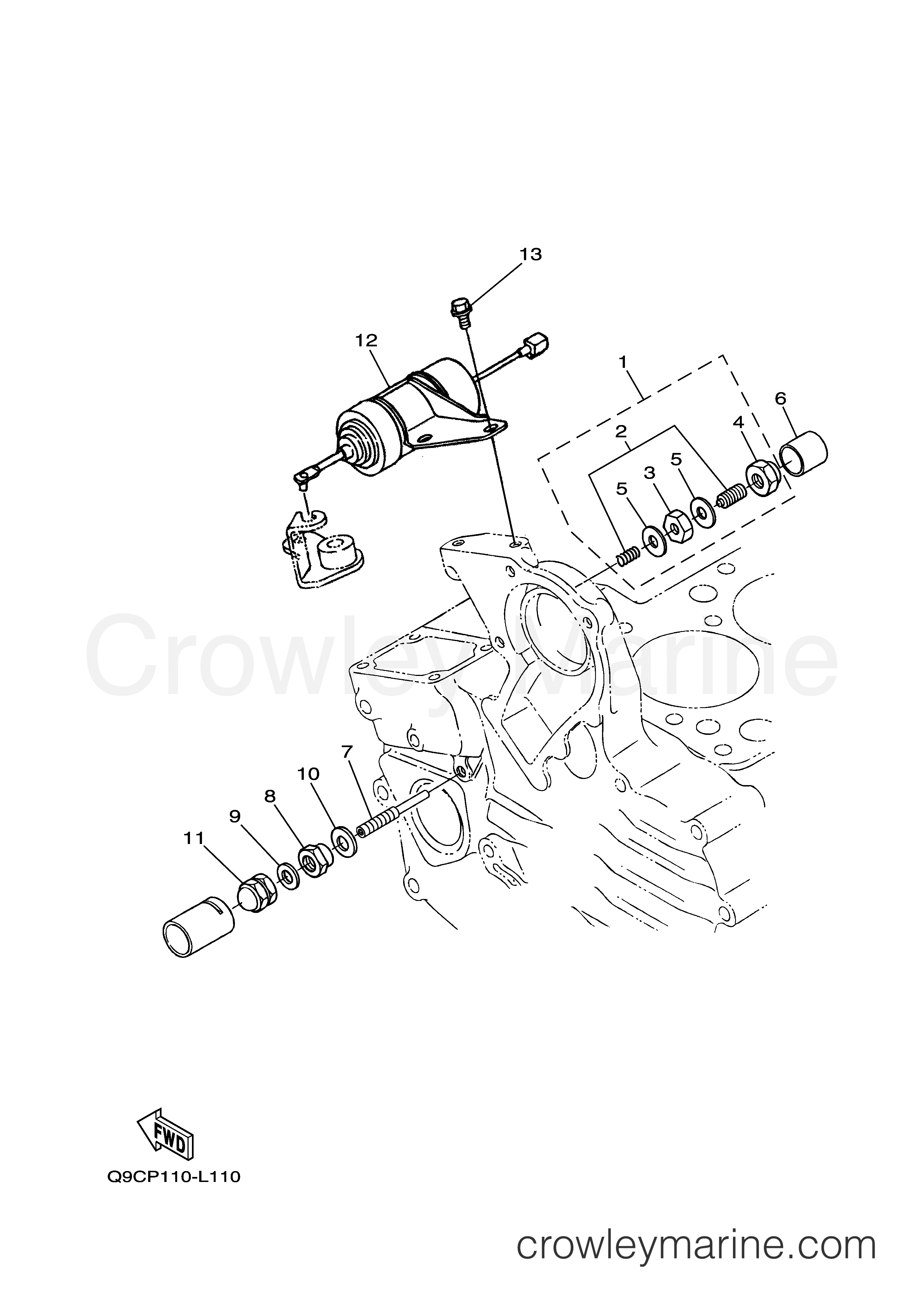 Yamaha Motors EDL11000SDE - GOVERNOR 2