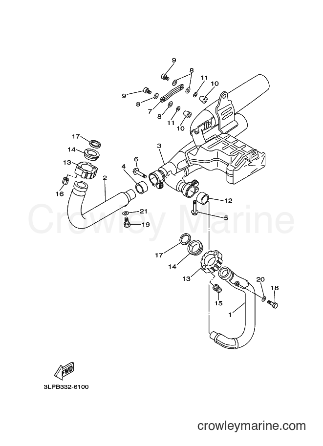 1997 Cruiser XV1100 - XV1100 (3LPE) [030] - EXHAUST