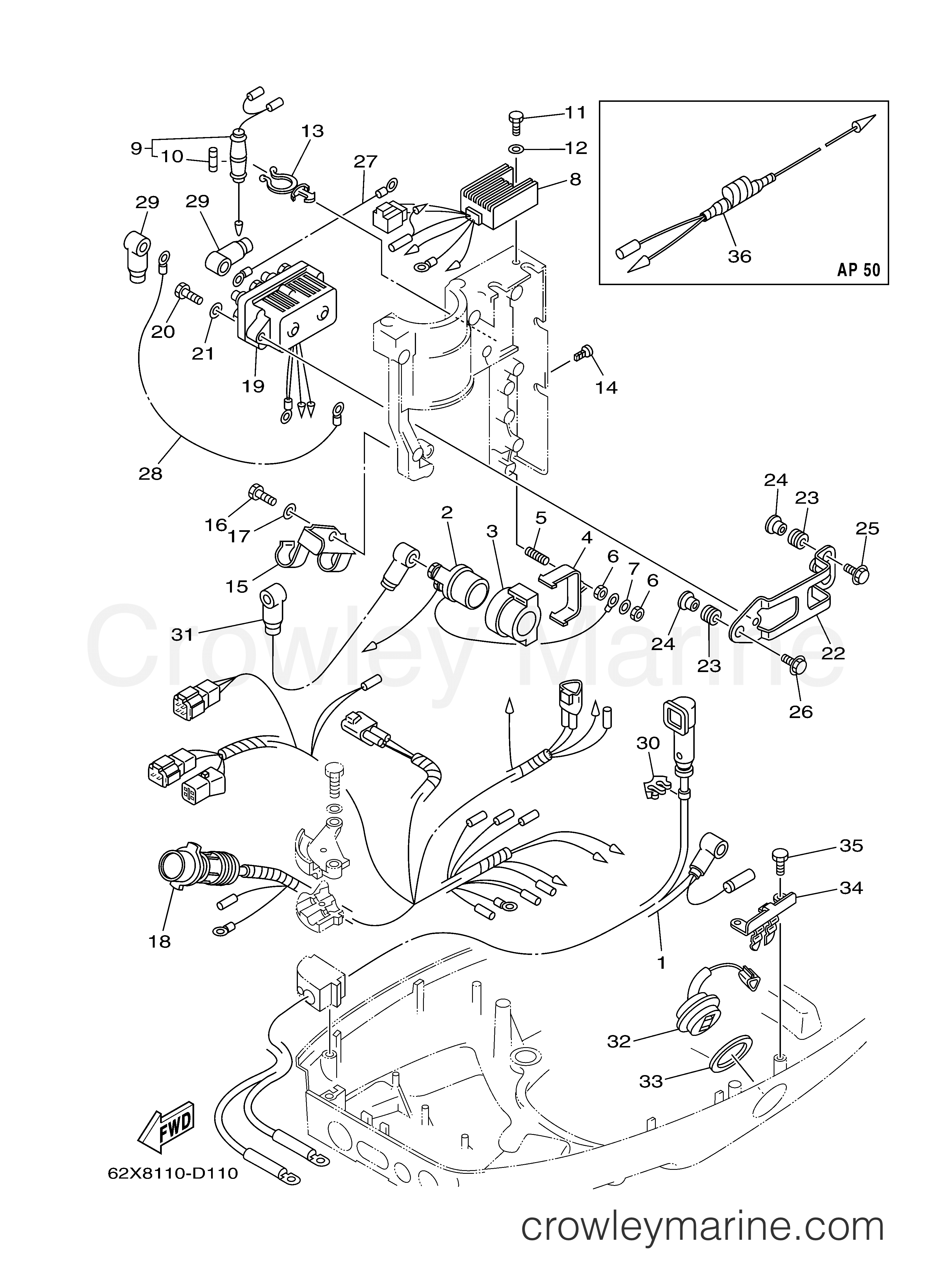 Yamaha Motors 40TLRD - ELECTRICAL 2