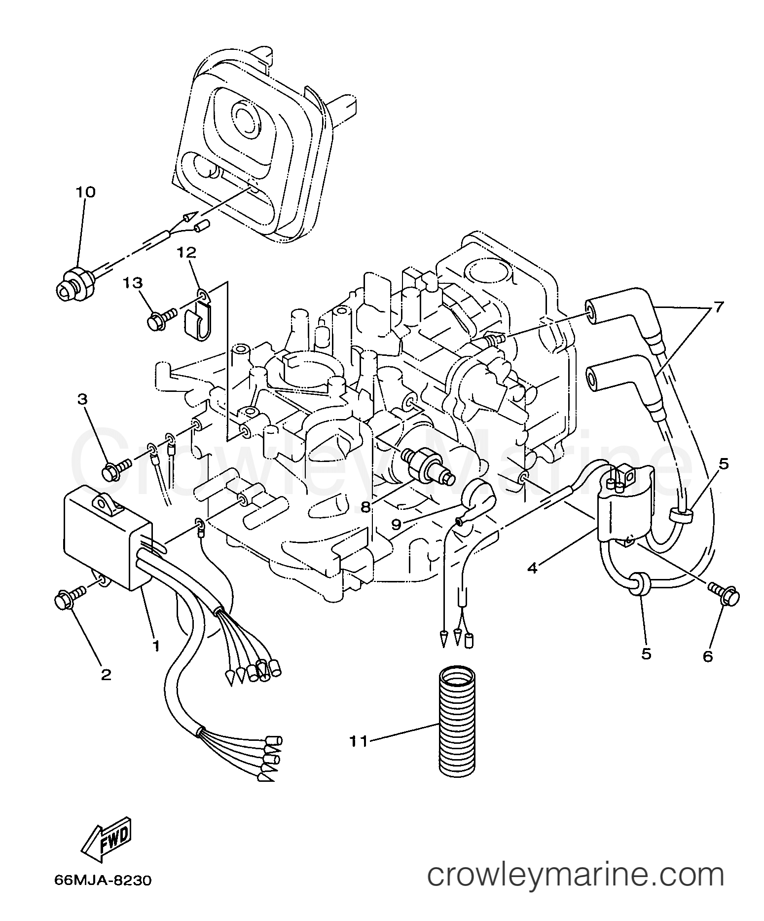 Yamaha Motors F15ELHX - ELECTRICAL 1