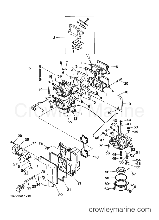Yamaha Motors 55BET (6972) [030] - INTAKE