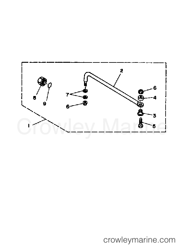Yamaha Motors V6EXCELXF - STEERING GUIDE ATTACHMENT
