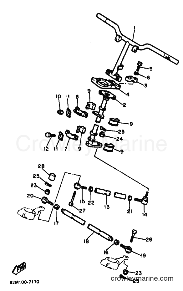 Yamaha Motors EX570 (82M) [999] - STEERING