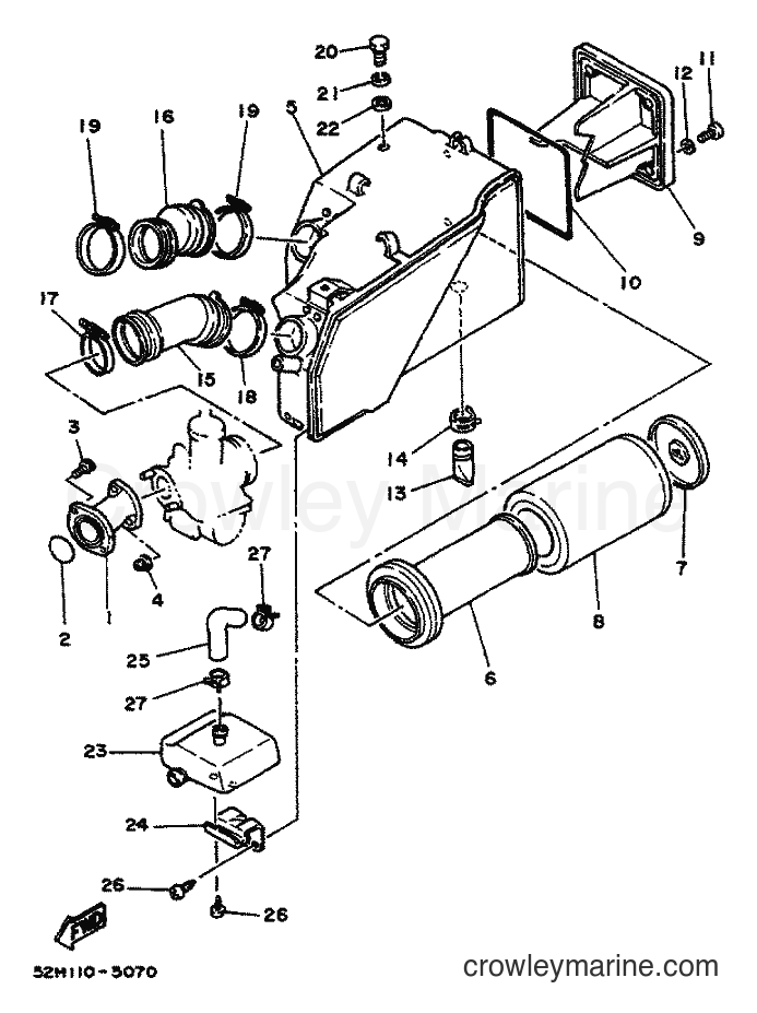 1984 ATV YFM200 - YFM200 (52H) [999] - INTAKE