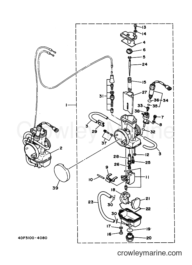 1994 Street Bike TZ250 - TZ250 (4DP3) [030] - CARBURETOR
