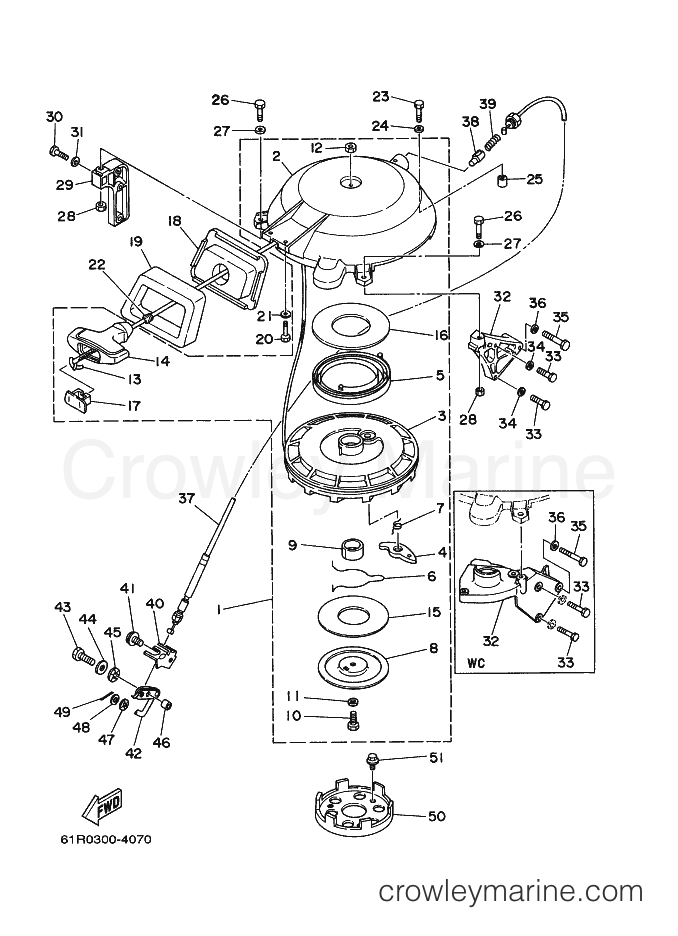 Yamaha Motors 25VM (61R0) [170] - STARTER