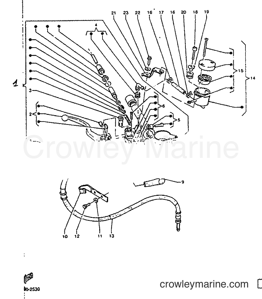 1992 Sport Bike TZR125 - TZR125 (4DL1) [999] - FRONT MASTER CYLINDER
