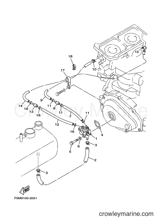 Yamaha Motors JET FOR XL700 (67E5) [01J] - OIL PUMP