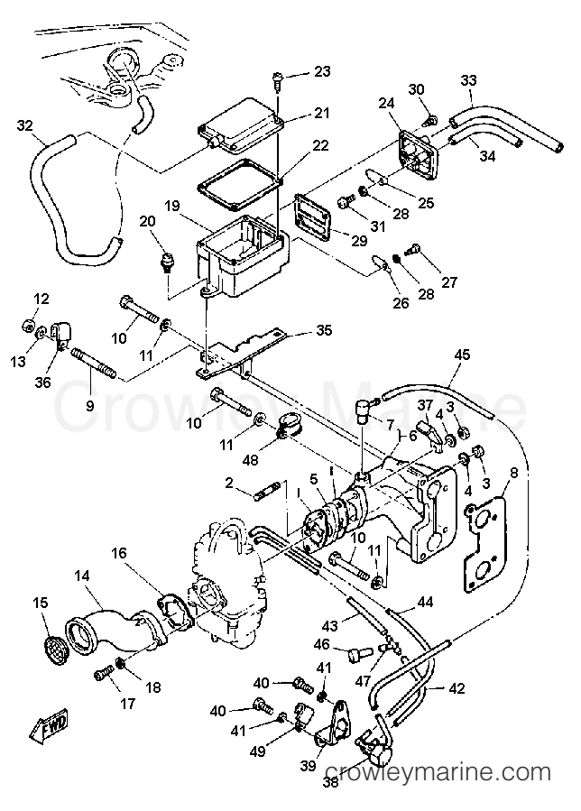 Yamaha Motors FT9.9XF - INTAKE