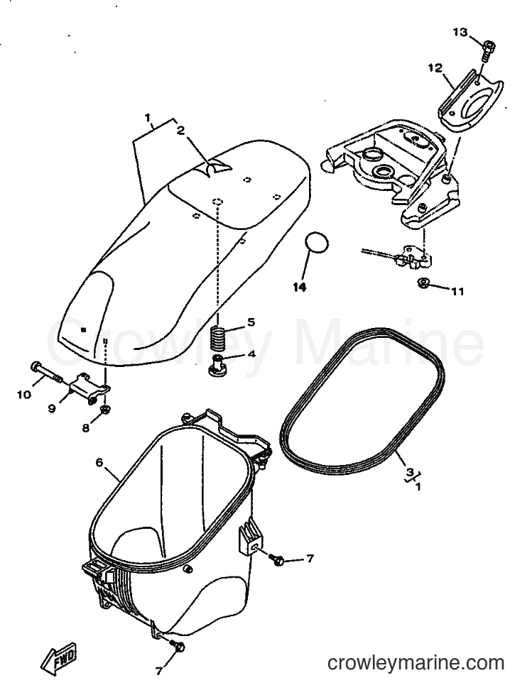 1997 Scooter YN50 - YN50 (5BW1) [010] - SEAT
