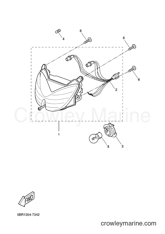 Yamaha Motors YQ50L (5KH8) [010] - HEADLIGHT