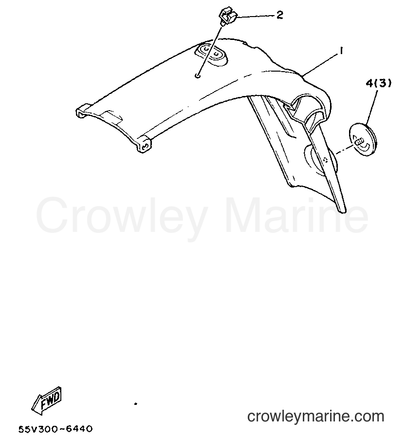 1987 Dirt Bike XT350 - XT350 (55V0) [080] - ALTERNATE