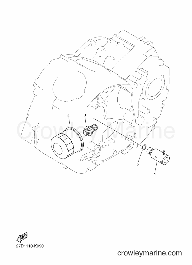Yamaha Motors XVS13CA (27D3) [010] - OIL CLEANER