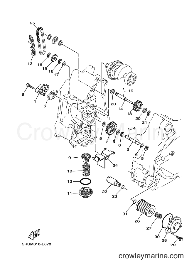 2009 Maxi-Scooter YP400G - YP400G (34B7) [010] - OIL PUMP