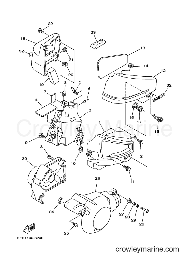 Yamaha Motors XVS650 (5FBC) [010] - SIDE COVER