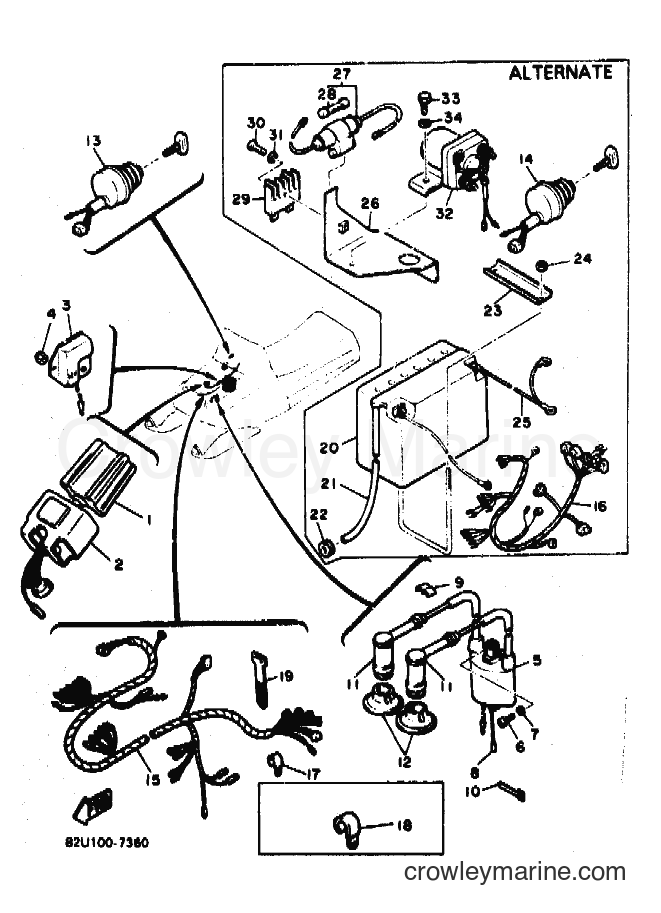 Yamaha Motors ET340 (84F0) [010] - ELECTRICAL 1