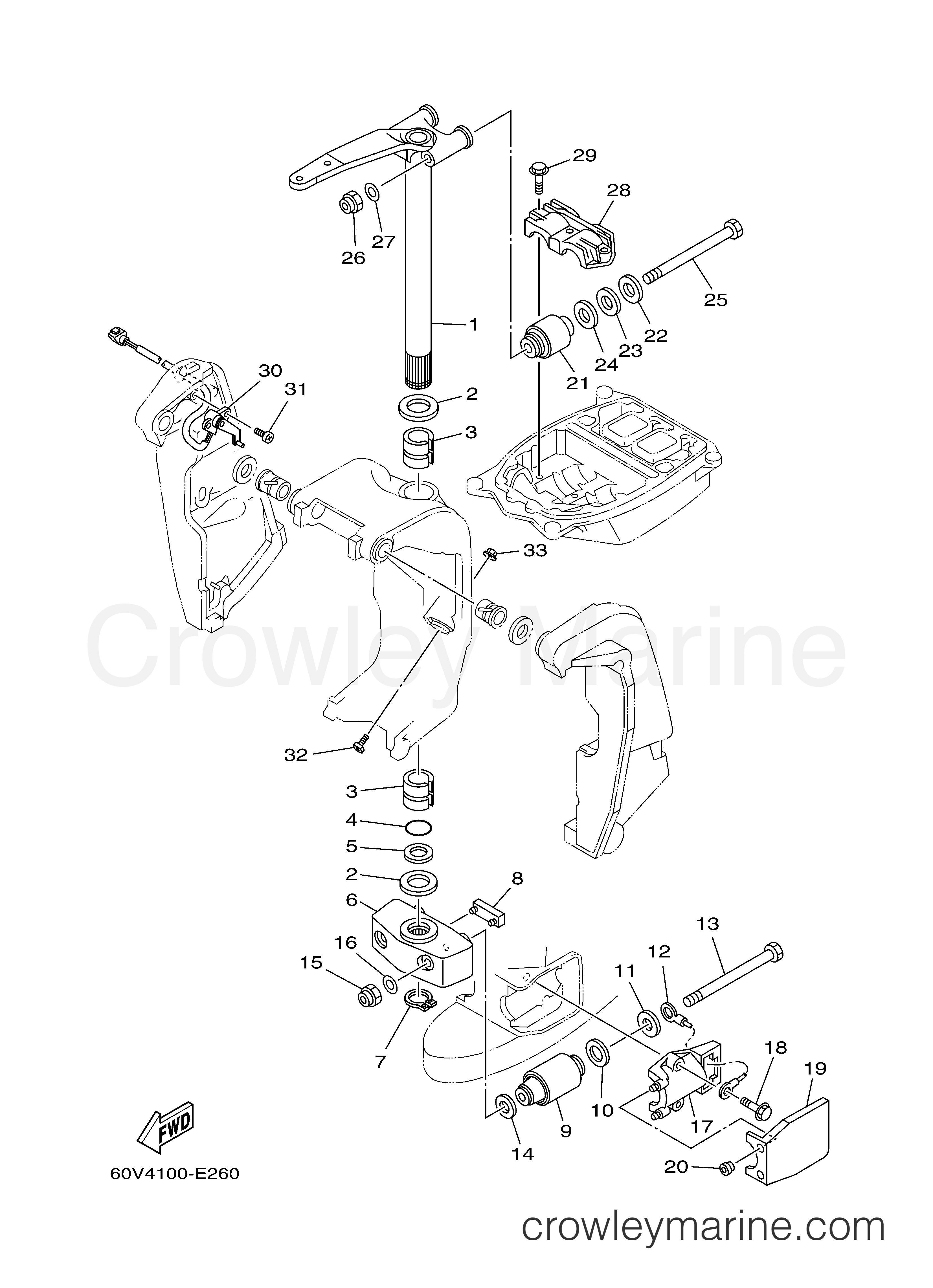 Yamaha Motors LZ250TXR - BRACKET 2