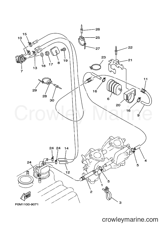 Yamaha Motors JET FOR XL700 (67EM) [010] - FUEL