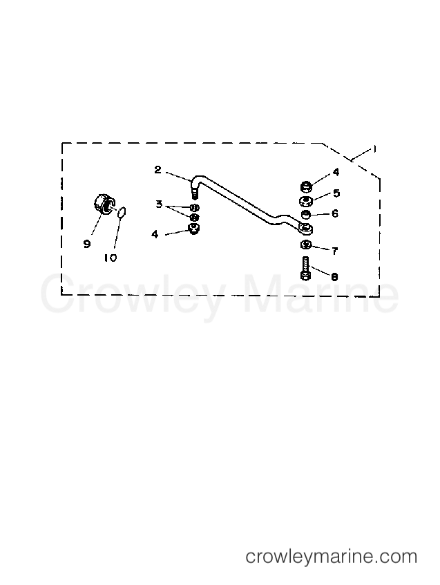 Yamaha Motors C85TLRP - STEERING GUIDE ATTACHMENT