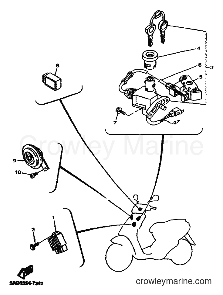 Yamaha Motors YN50M (5MRG) [010] - ELECTRICAL 1