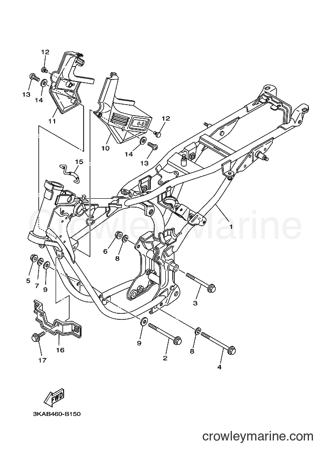 2004 Street Bike RX-K - RX-K (3KAF) [010] - FRAME