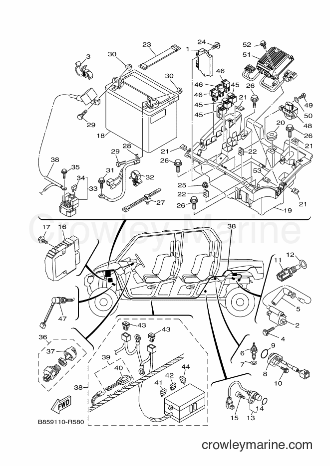 Yamaha Motors YXC700E (B85E) [010] - ELECTRICAL 1