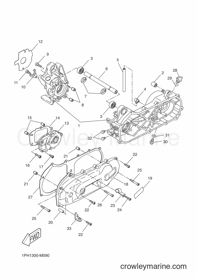 Yamaha Motors NS50 (1PH7) [070] - CRANKCASE