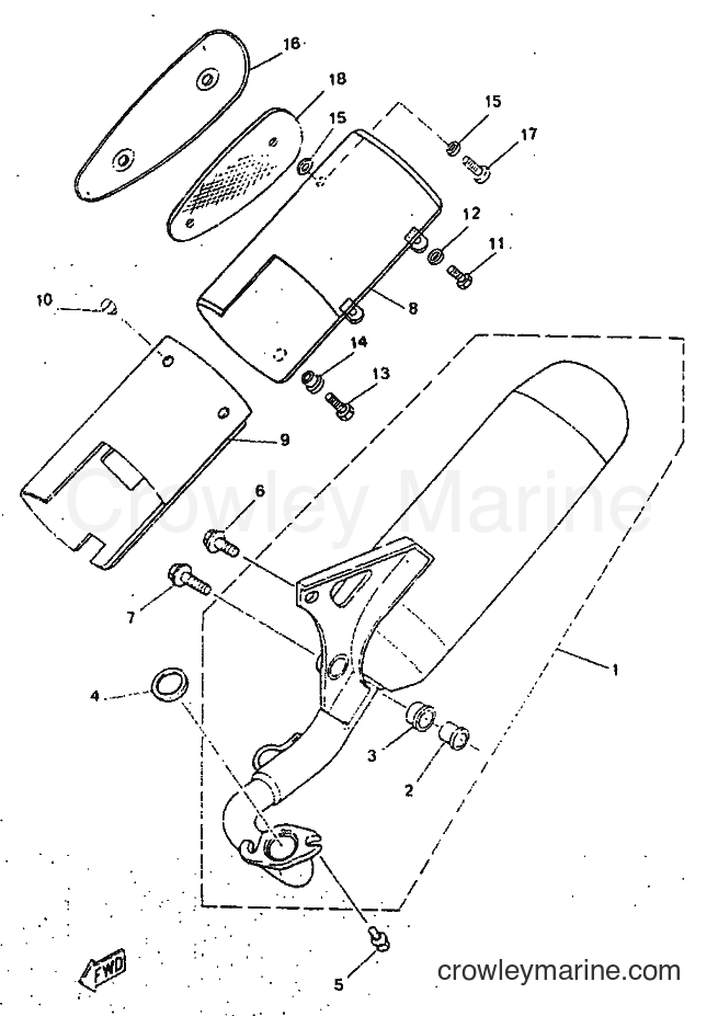 1998 Scooter YN50 - YN50 (5BV1) [010] - EXHAUST