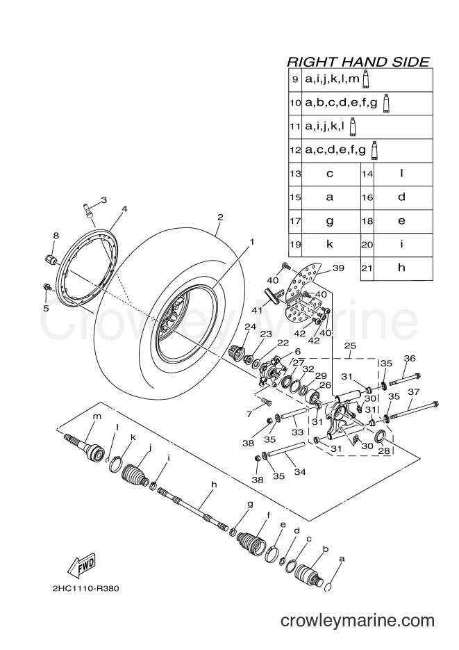 2017 ATV YXZ1000ETS - YXZ1000ETS (B577) [010] - REAR WHEEL 2
