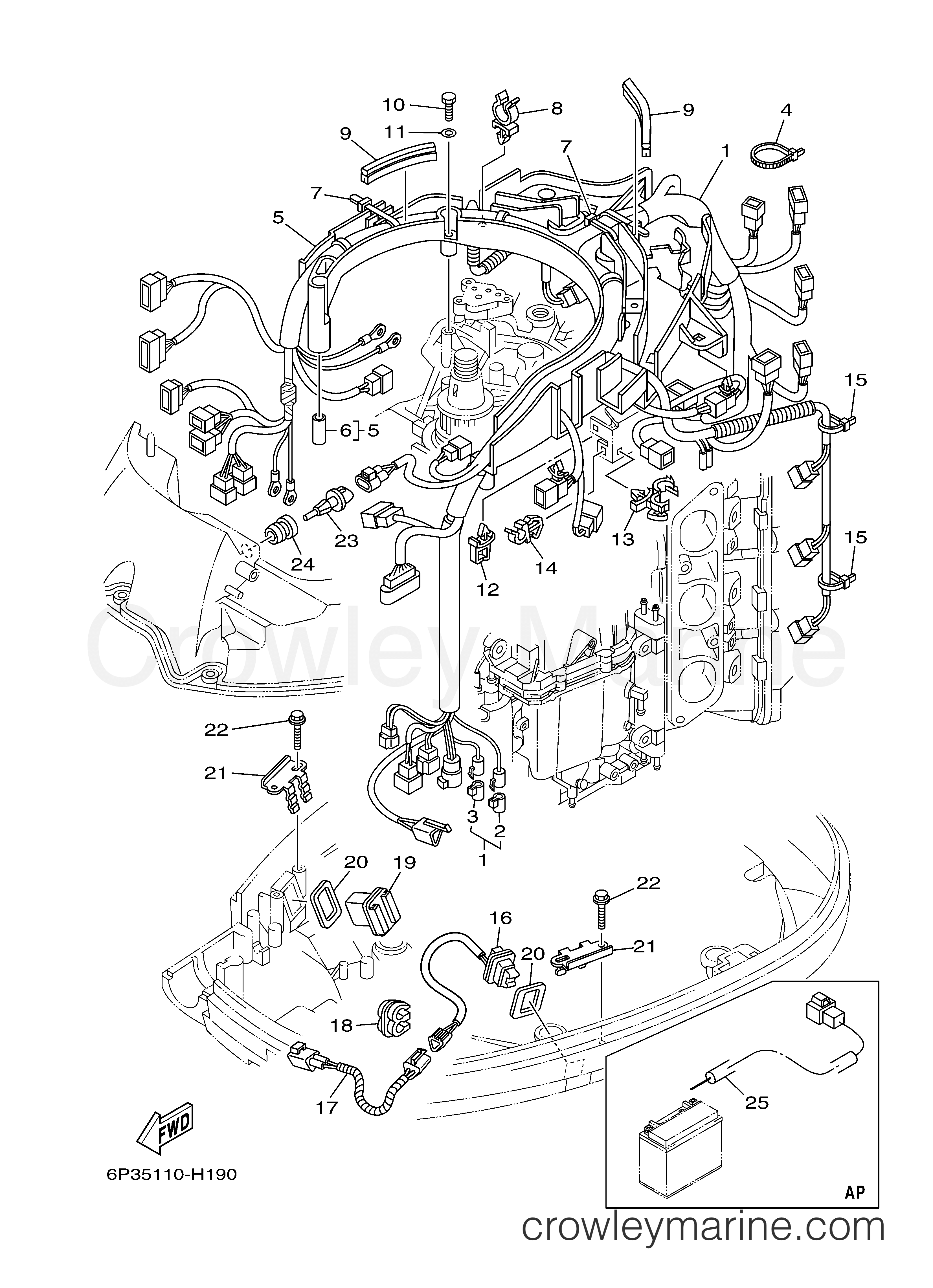 Yamaha Motors LF250TXR - ELECTRICAL 3