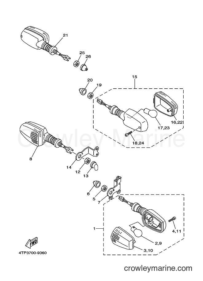 1999 Dirt Bike DT230 - DT230 (4TP3) [010] - FLASHER LIGHT