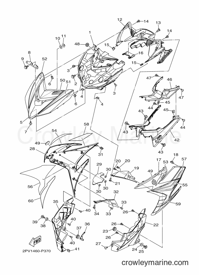 2015 Scooter T150 - T150 (2PV1) [010] - LEG SHIELD 2