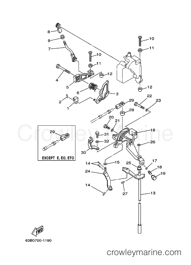 Yamaha Motors 40V (63D0) [070] - CONTROL
