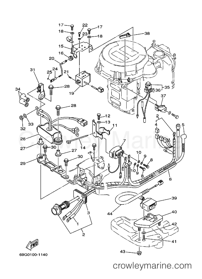 Yamaha Motors FT8D (69G1) [050] - ELECTRICAL 2