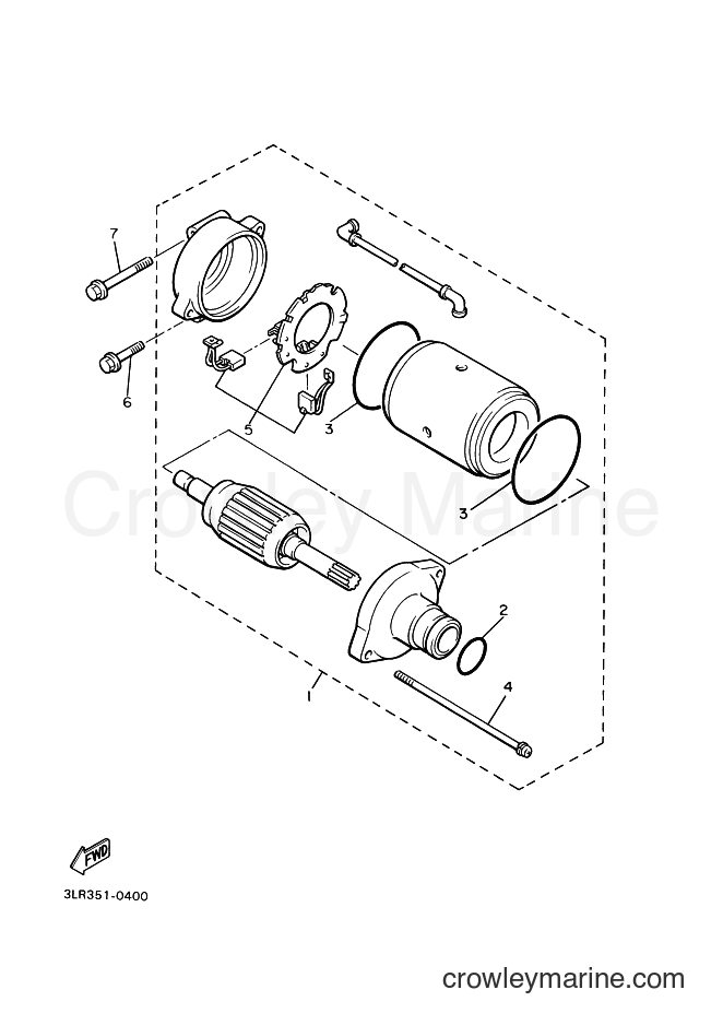 Yamaha Motors XVZ1300A (4YP1) [080] - STARTING MOTOR
