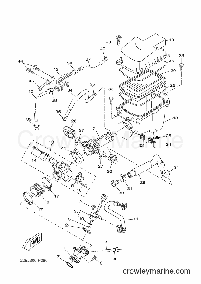 2011 Dirt Bike WR125X - WR125X (22B6) [080] - INTAKE