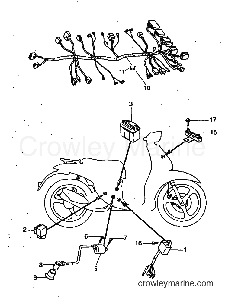 1999 Scooter YH50 - YH50 (5KG1) [010] - ELECTRICAL 2
