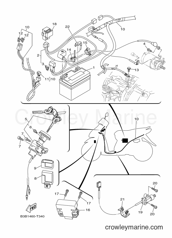 2018 Scooter LNY125 - LNY125 (B3B1) [010] - ELECTRICAL 1