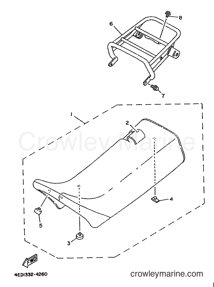 1992 Scooter DT80LC - DT80LC (4ED1) [999] - SEAT