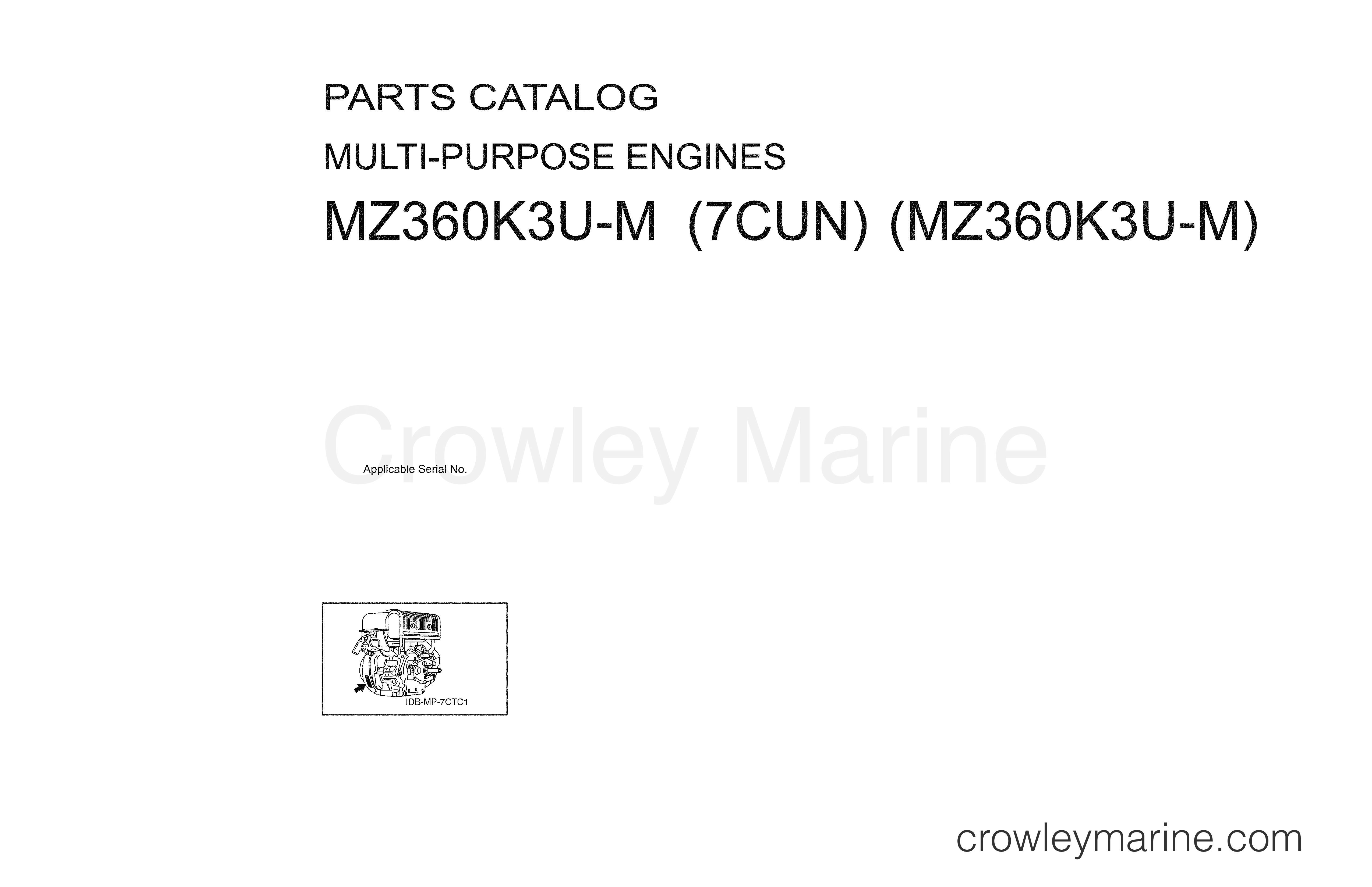 2011 UTV 360 - MZ360K3U-M - 1 TITLE PAGE