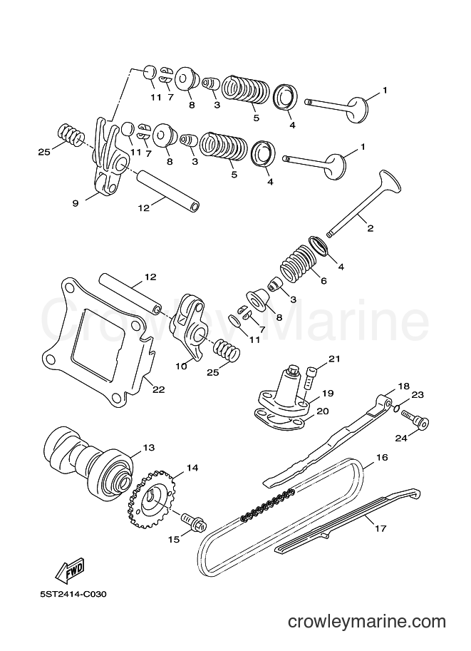 Yamaha Motors XC50 (3D16) [010] - VALVE