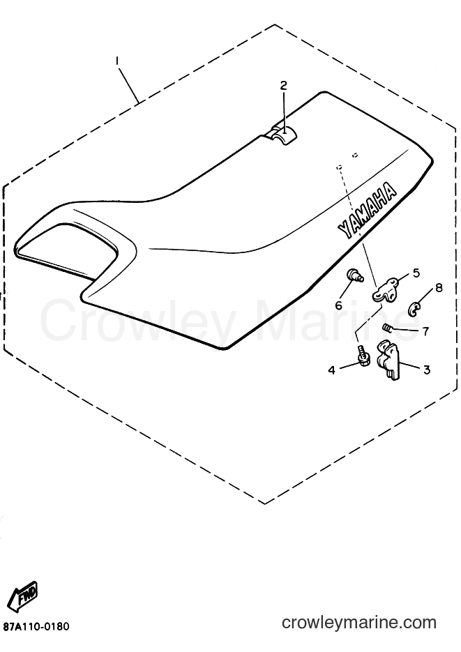 1991 Snowmobile SV125 - SV125 (87C2) [010] - SEAT