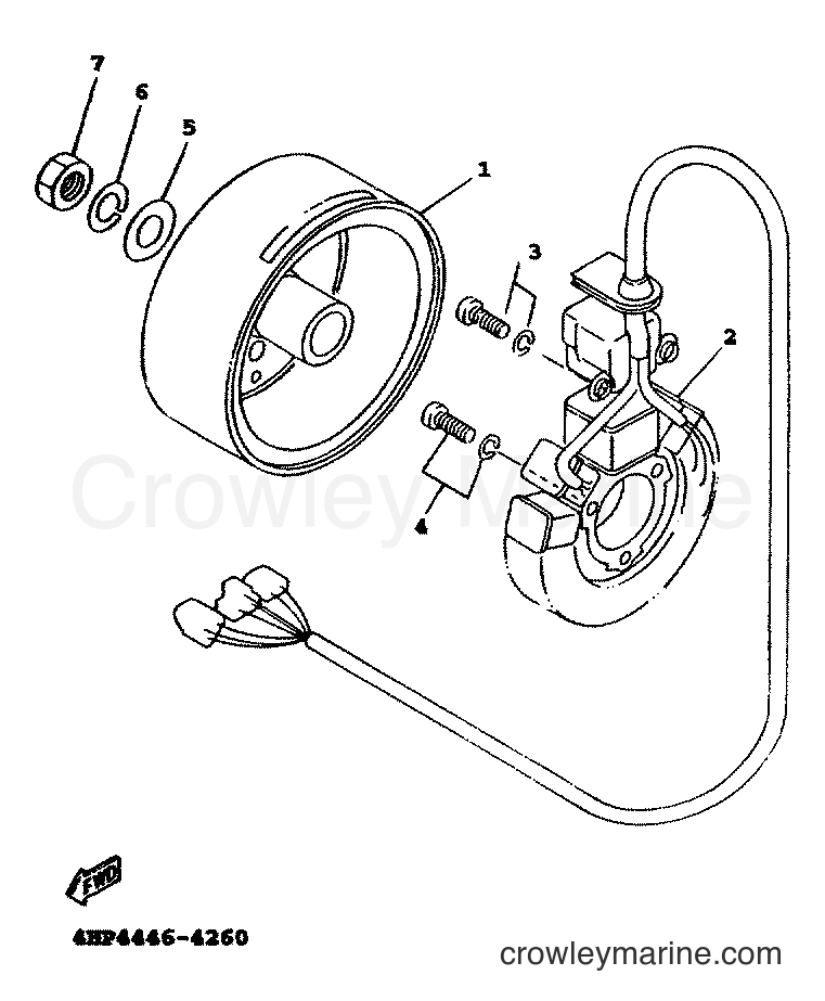 Yamaha Motors XC125TR (4THF) [010] - GENERATOR