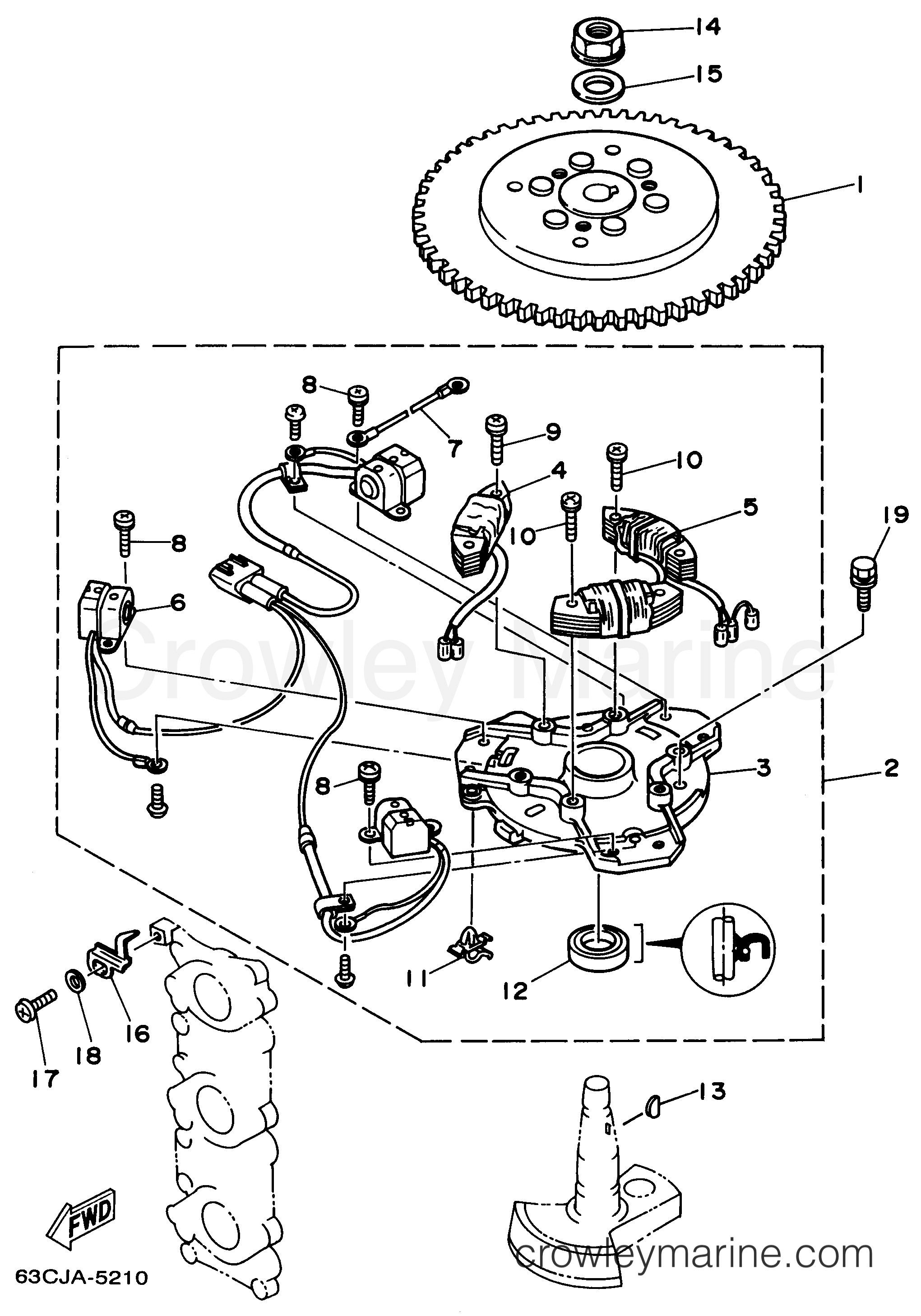 Yamaha Motors 50ELRV - GENERATOR