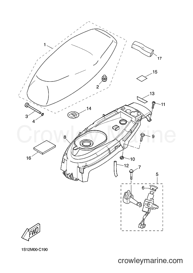 Yamaha Motors EW50 (1S12) [020] - SEAT