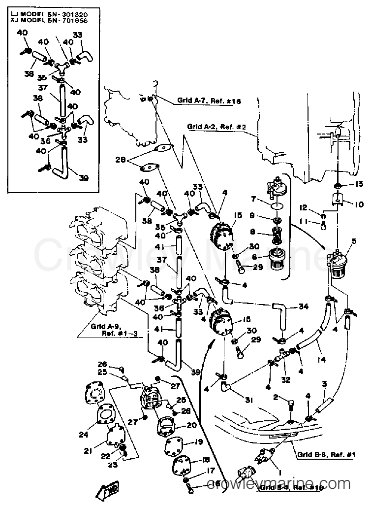 Yamaha Motors L150ETXJ - FUEL SYSTEM