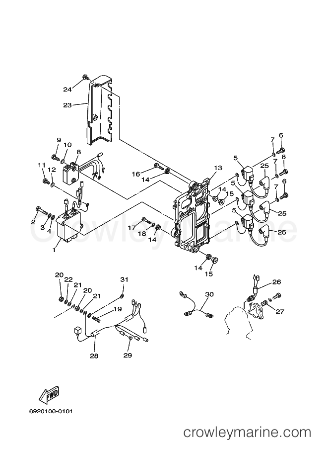 Yamaha Motors E75BMHDL (6925) [070] - ELECTRICAL