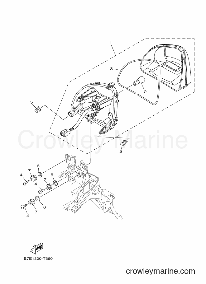 2018 Scooter T115FL-5C - T115FL-5C (B7E1) [010] - TAILLIGHT